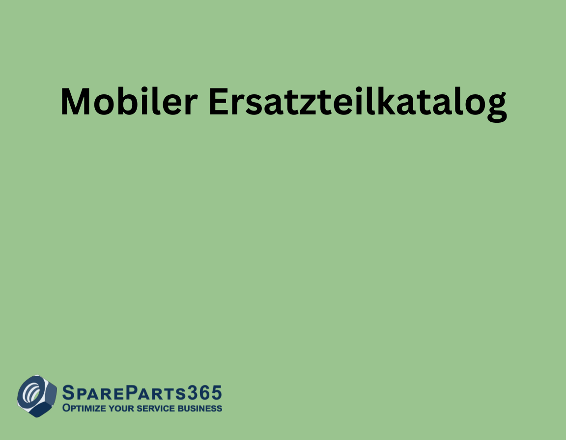 Wissen: Mobiler Ersatzteilkatalog