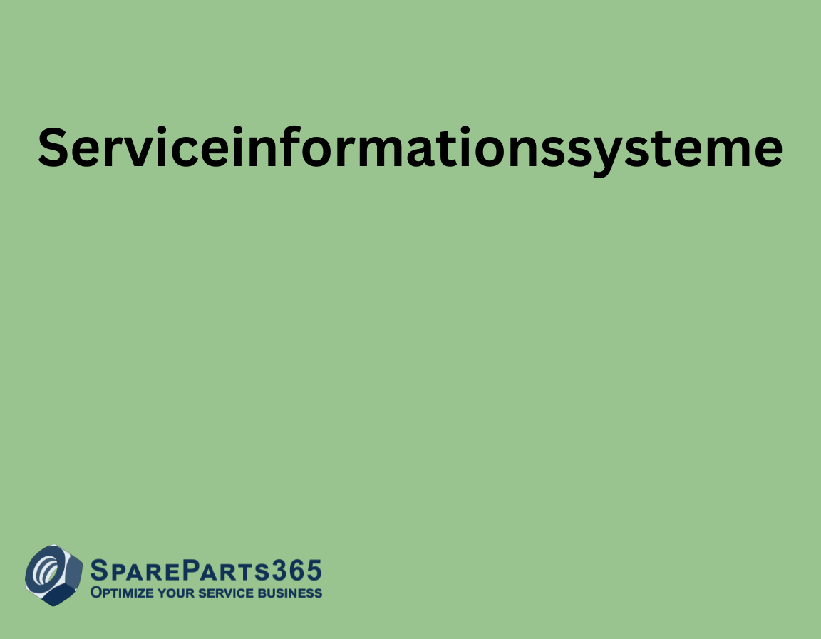 Wissen: Serviceinformationssysteme